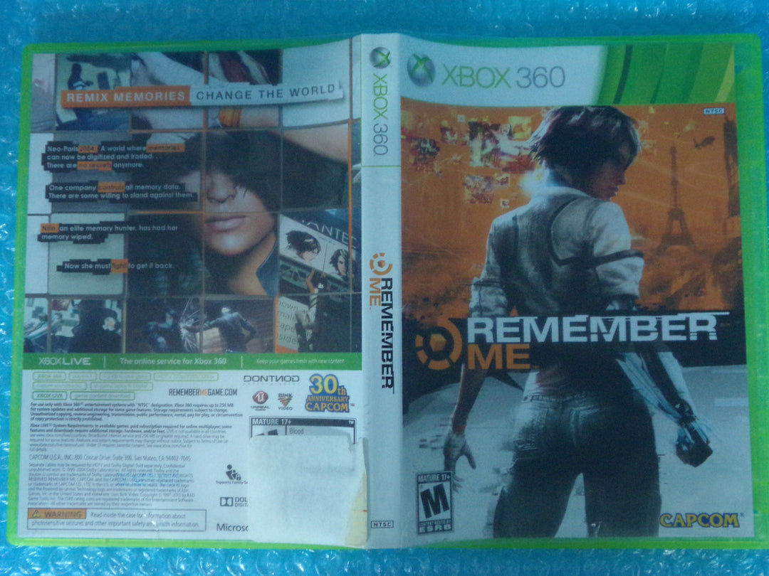 Remember Me Xbox 360 Used