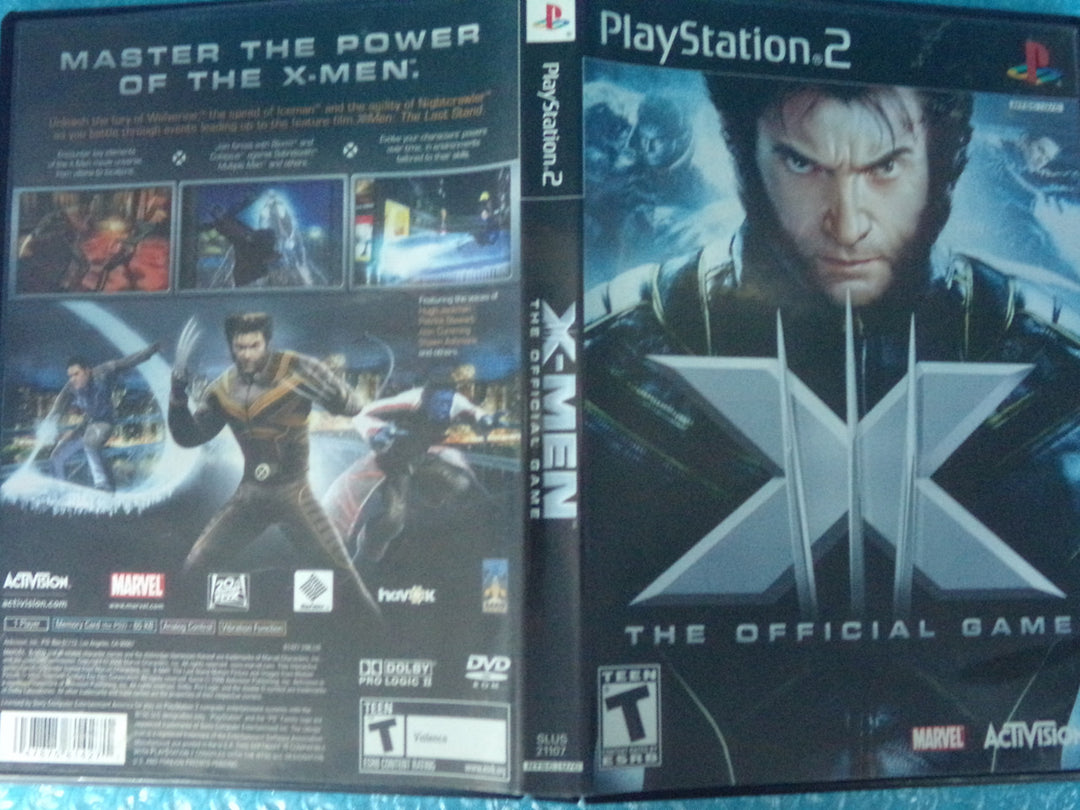 X-Men 3: The Official Game Playstation 2 PS2 Used