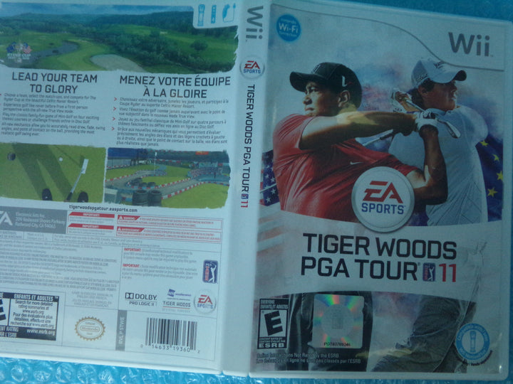 Tiger Woods PGA Tour 11 Wii Used