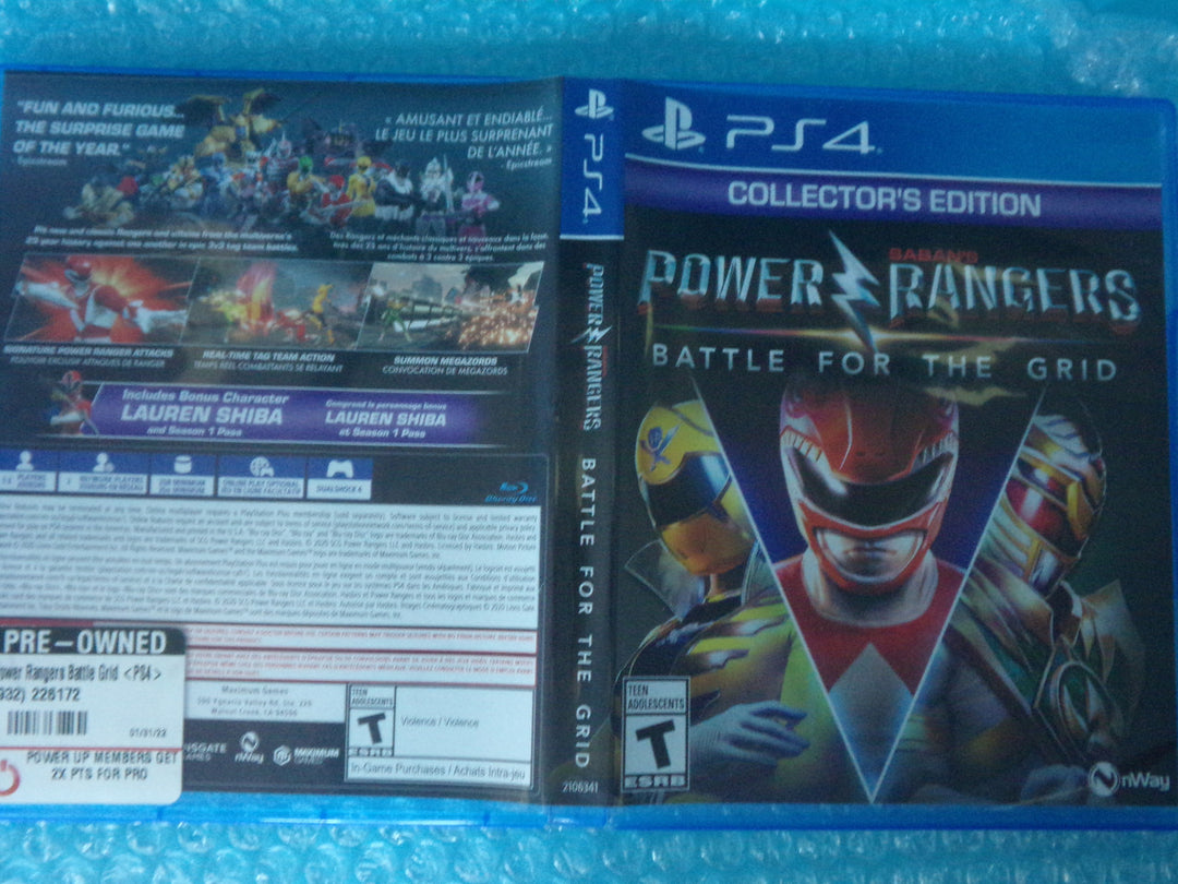 Power Rangers: Battle for the Grid Playstation 4 PS4 Used