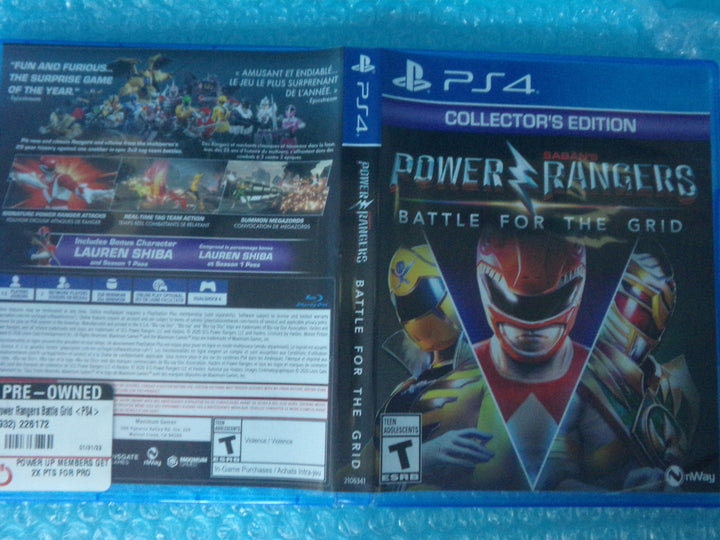 Power Rangers: Battle for the Grid Playstation 4 PS4 Used