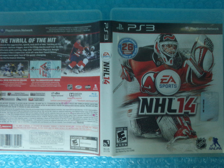 NHL 14 Playstation 3 PS3 Used