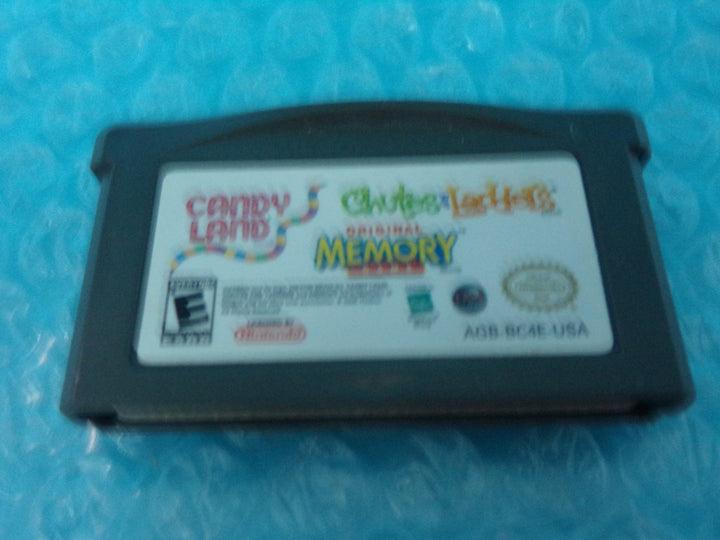 Candy Land/Chutes and Ladders/Memory Game Boy Advance Used
