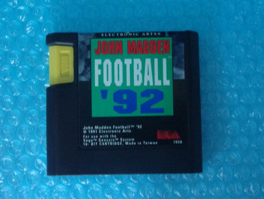 John Madden Football '92 Sega Genesis Used