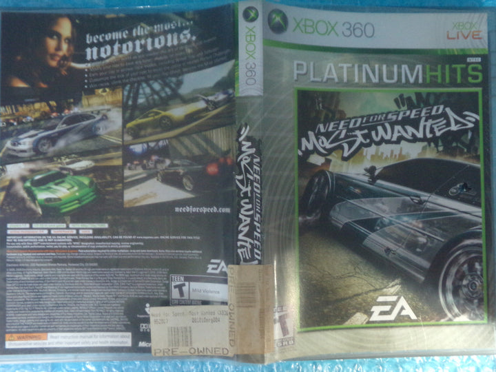 Need For Speed Most Wanted (2005) Xbox 360 Used