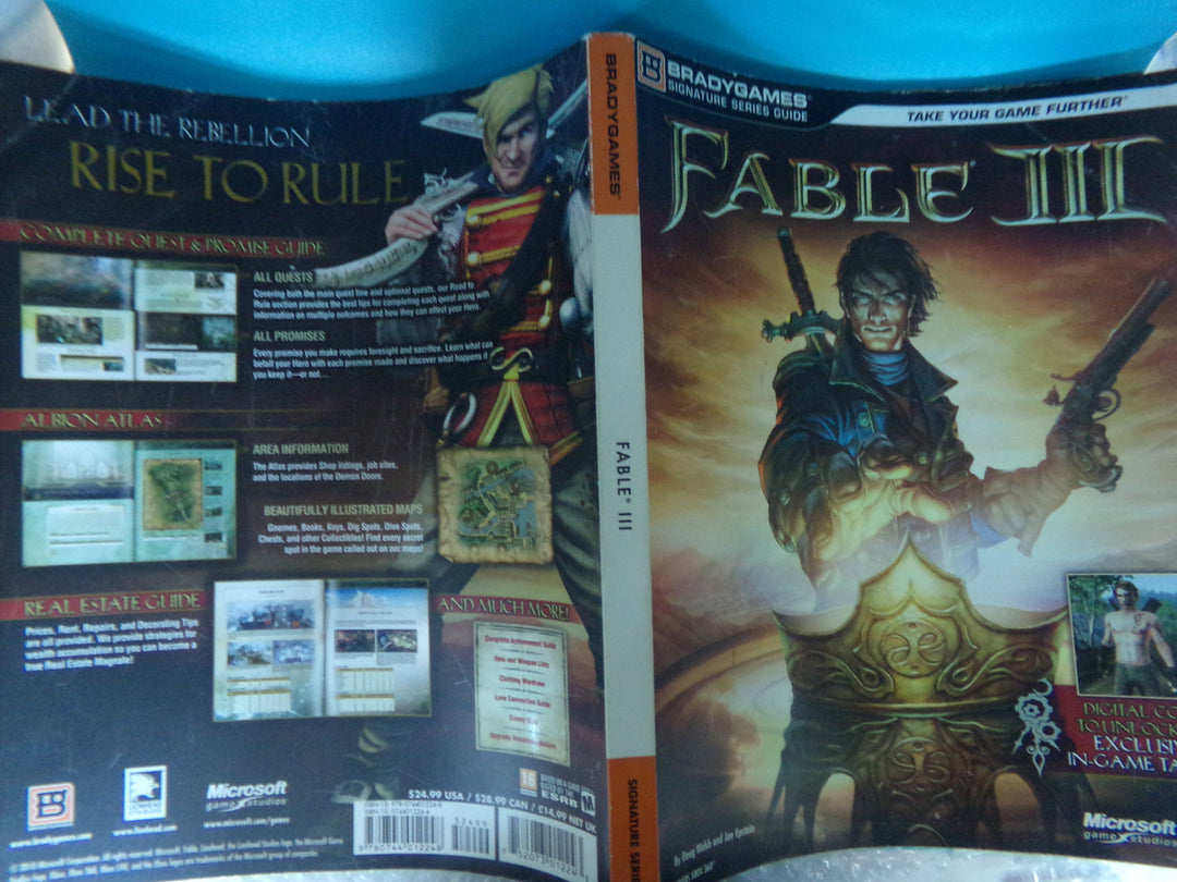Bradygames Fable III Strategy Guide Used