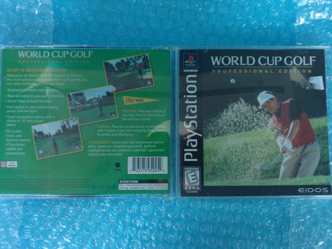 World Cup Golf: Professional Edition Playstation PS1 Used