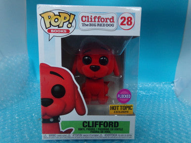 Clifford The Big Red Dog - #28 Clifford Flocked (Hot Topic) Funko Pop
