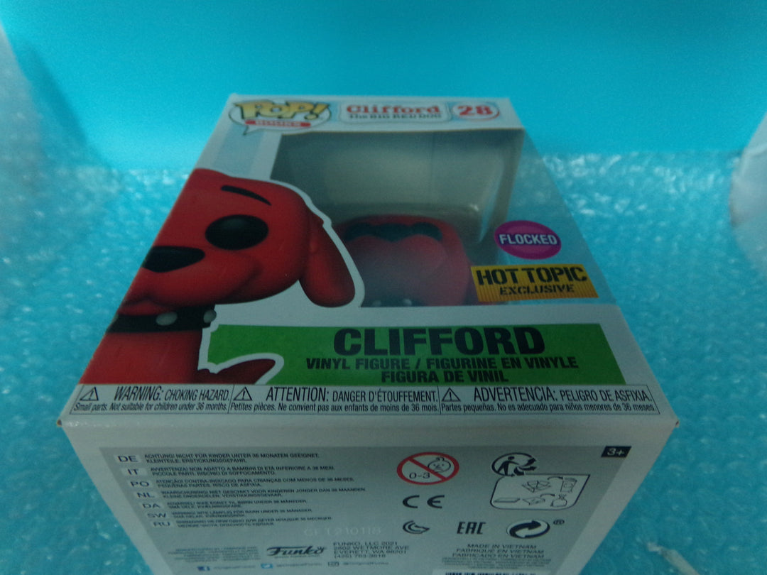 Clifford The Big Red Dog - #28 Clifford Flocked (Hot Topic) Funko Pop