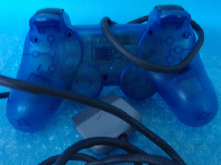 Official Playstation PS1 Dualshock Controller (Blue) Used