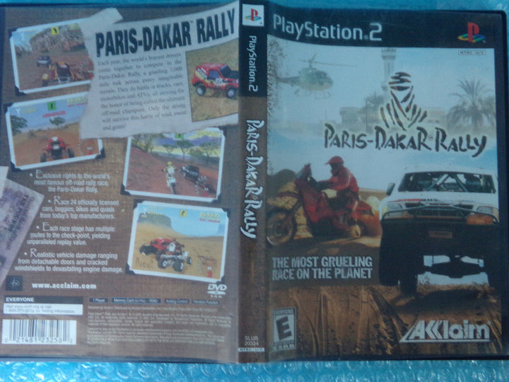 Paris-Dakar Rally Playstation 2 PS2 Used