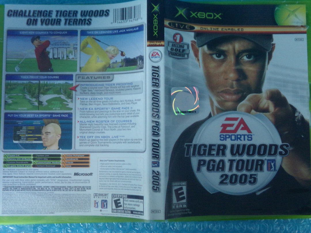 Tiger Woods PGA Tour 2005 Original Xbox Used