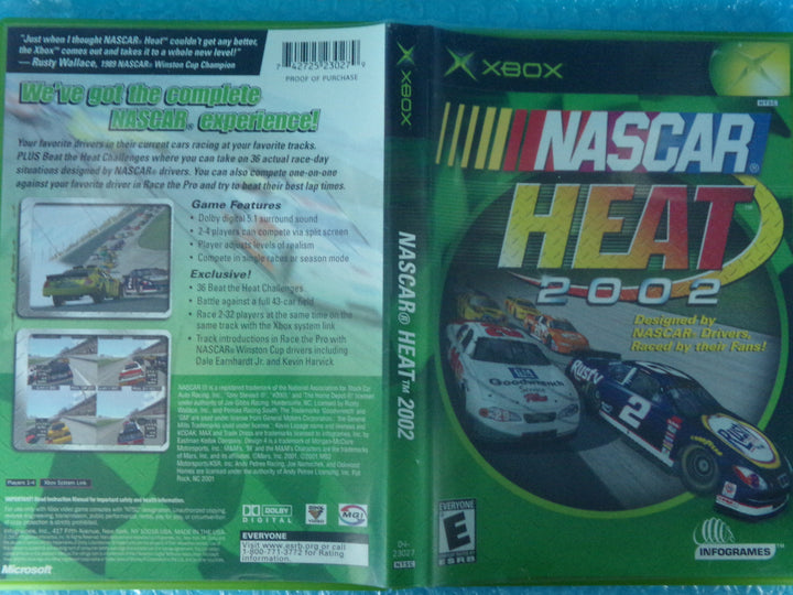 NASCAR Heat 2002 Original Xbox Used