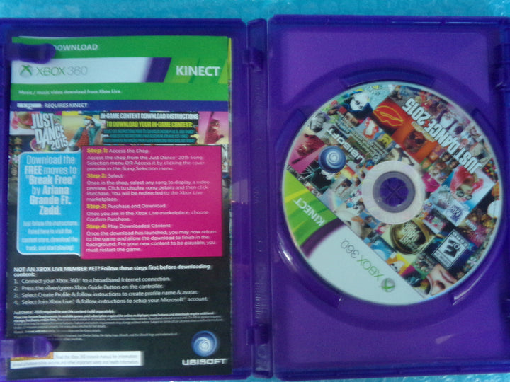 Just Dance 2015 Xbox 360 Kinect Used