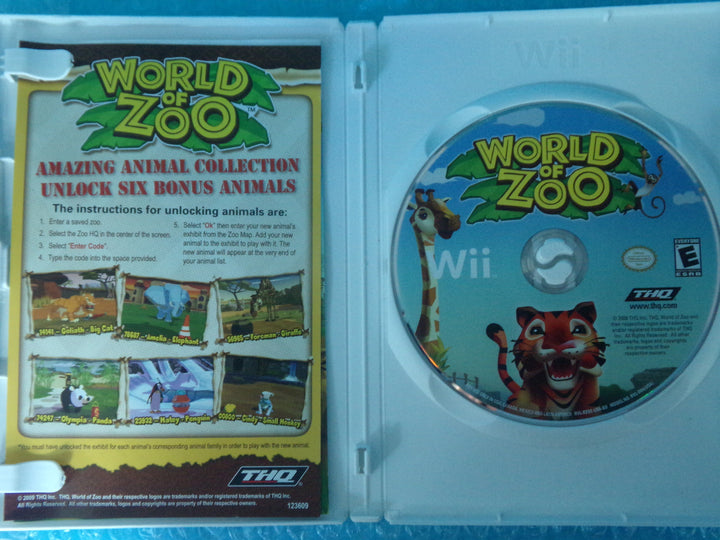 World of Zoo Wii Used