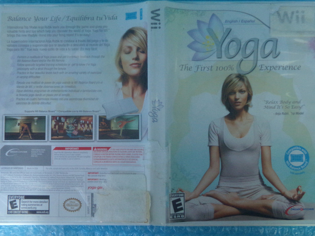Yoga: The First 100% Experience Wii Used