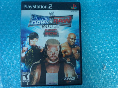 WWE Smackdown Vs. Raw 2008 Playstation 2 PS2 Used