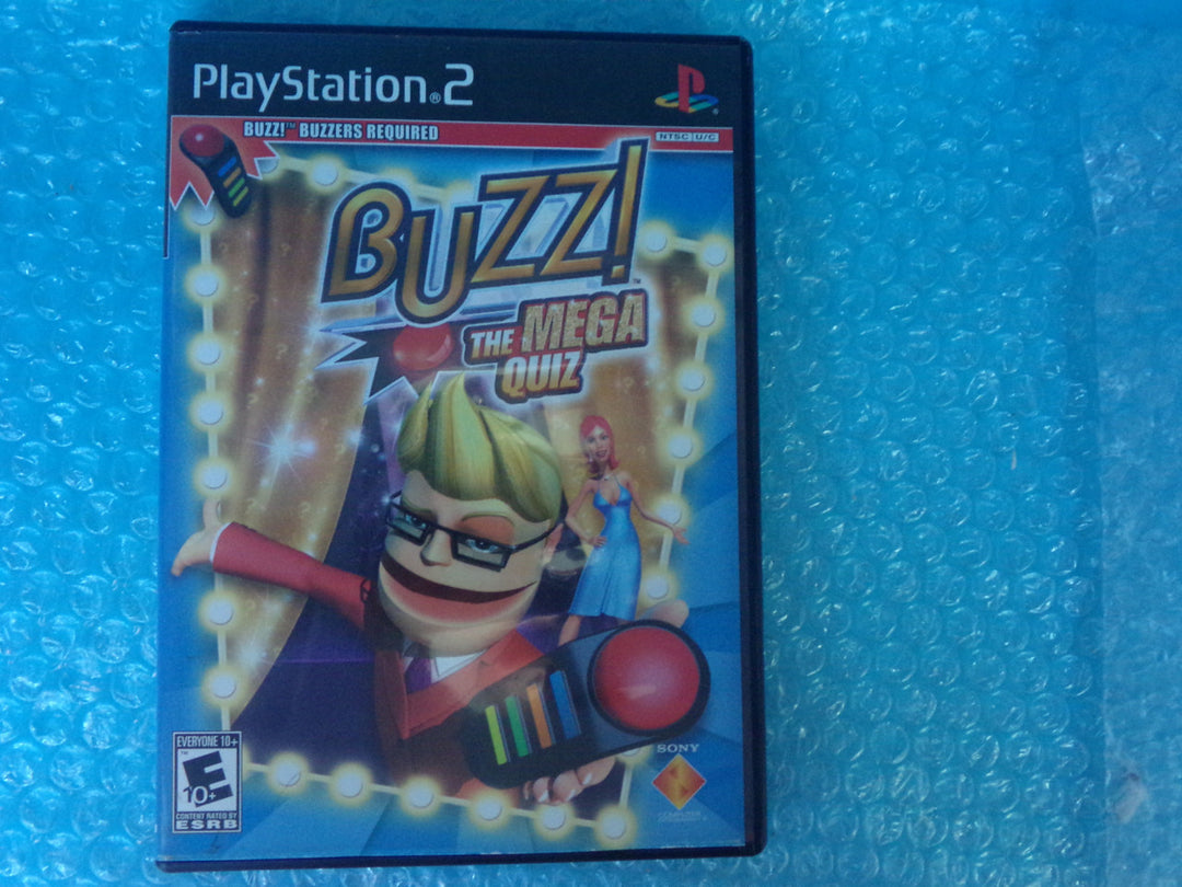 Buzz! The Mega Quiz (Game Only) Playstation 2 PS2 Used