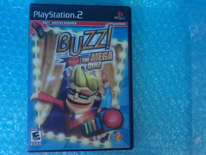 Buzz! The Mega Quiz (Game Only) Playstation 2 PS2 Used