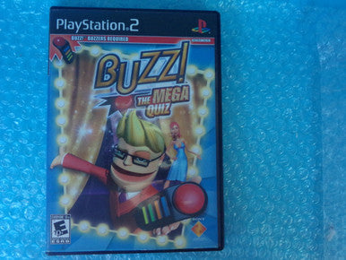 Buzz! The Mega Quiz (Game Only) Playstation 2 PS2 Used