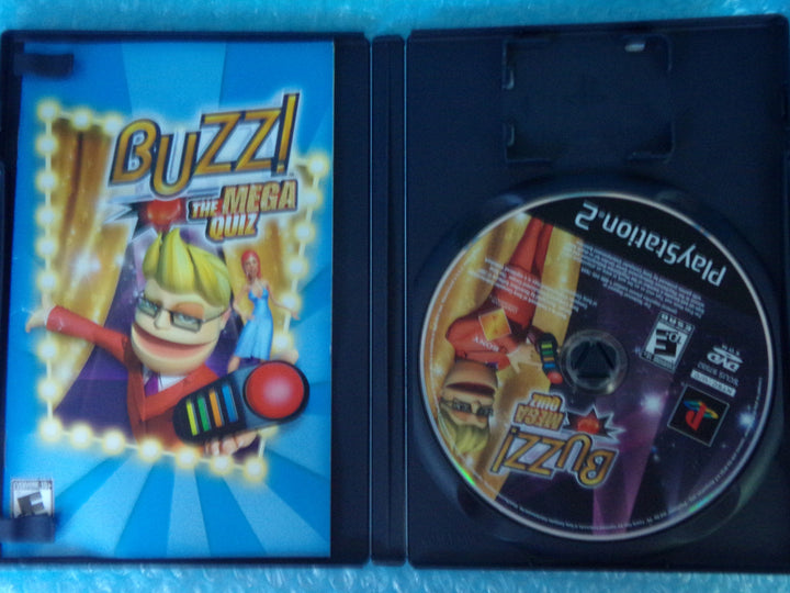 Buzz! The Mega Quiz (Game Only) Playstation 2 PS2 Used