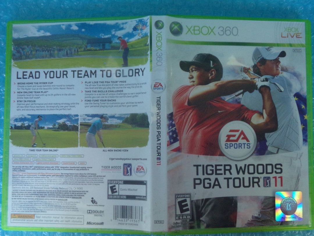 Tiger Woods PGA Tour 11 Xbox 360 Used