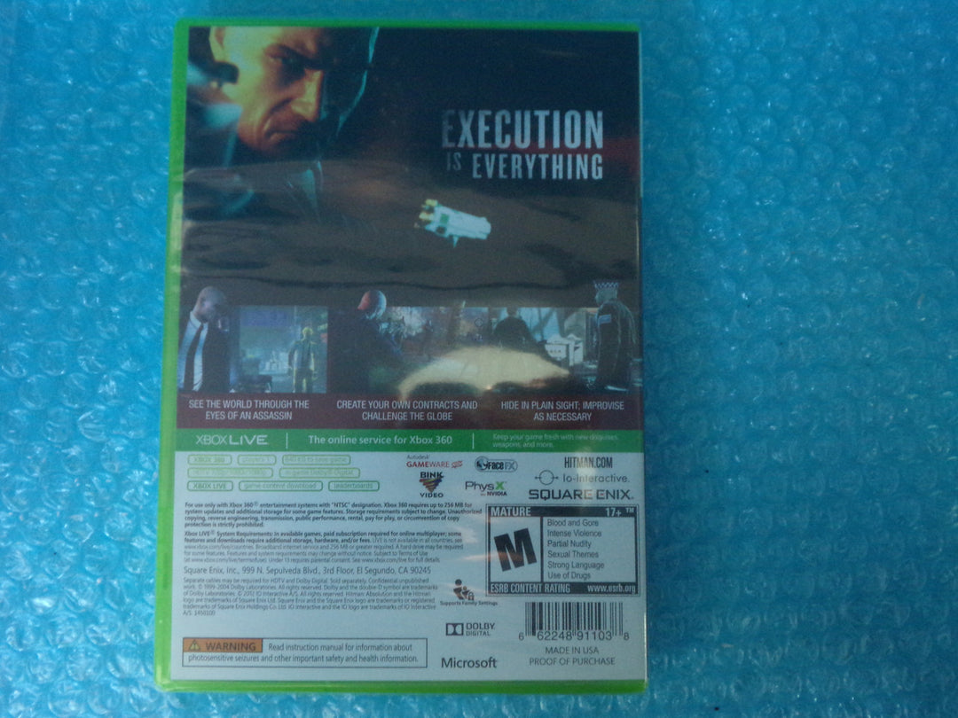 Hitman: Absolution Xbox 360 NEW