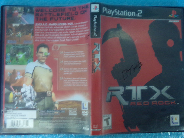 RTX Red Rock Playstation 2 PS2 Used