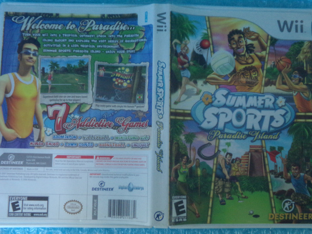 Summer Sports: Paradise Island Wii Used