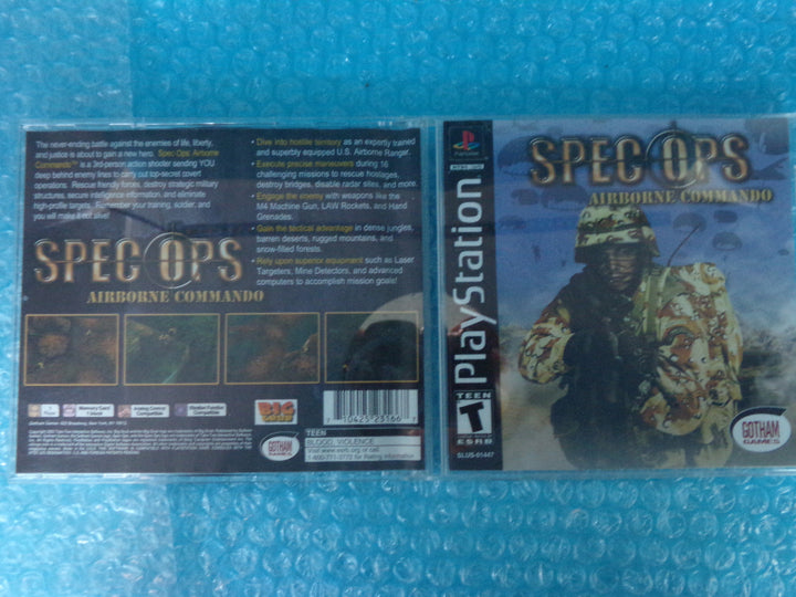 Spec Ops: Airborne Commando Playstation PS1 Used