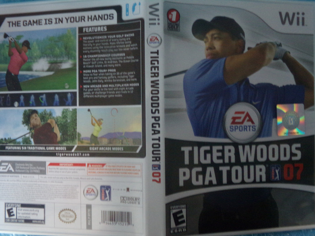 Tiger Woods PGA Tour 07 Wii Used