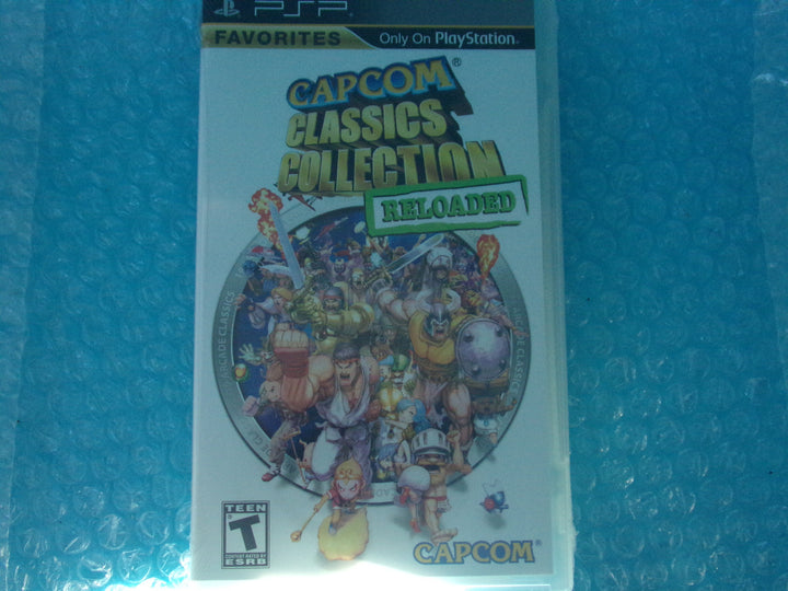 Capcom Classics Collection Reloaded Playstation Portable PSP NEW
