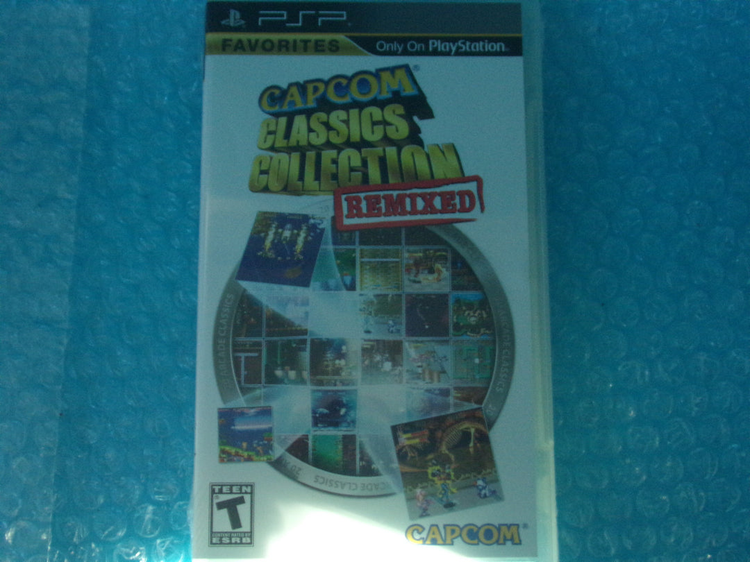 Capcom Classics Collection Remixed Playstation Portable PSP NEW