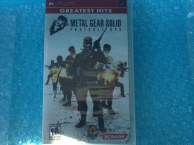 Metal Gear Solid: Portable Ops Playstation Portable PSP NEW
