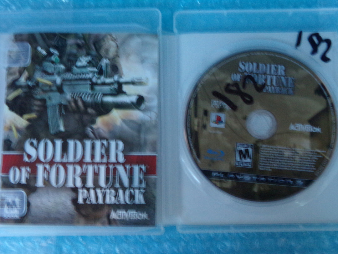 Soldier of Fortune: Payback Playstation 3 PS3 Used