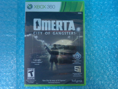 Omerta: City of Gangsters Xbox 360 NEW
