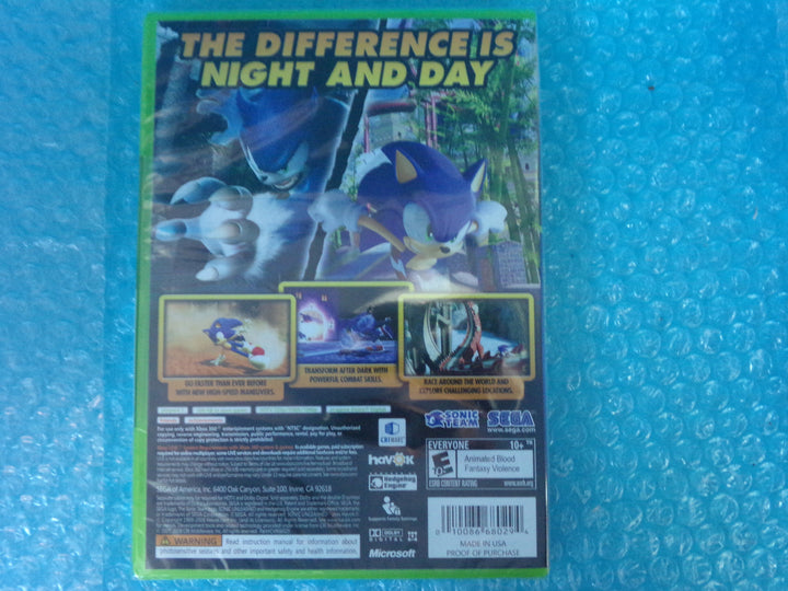 Sonic Unleashed Xbox 360 NEW
