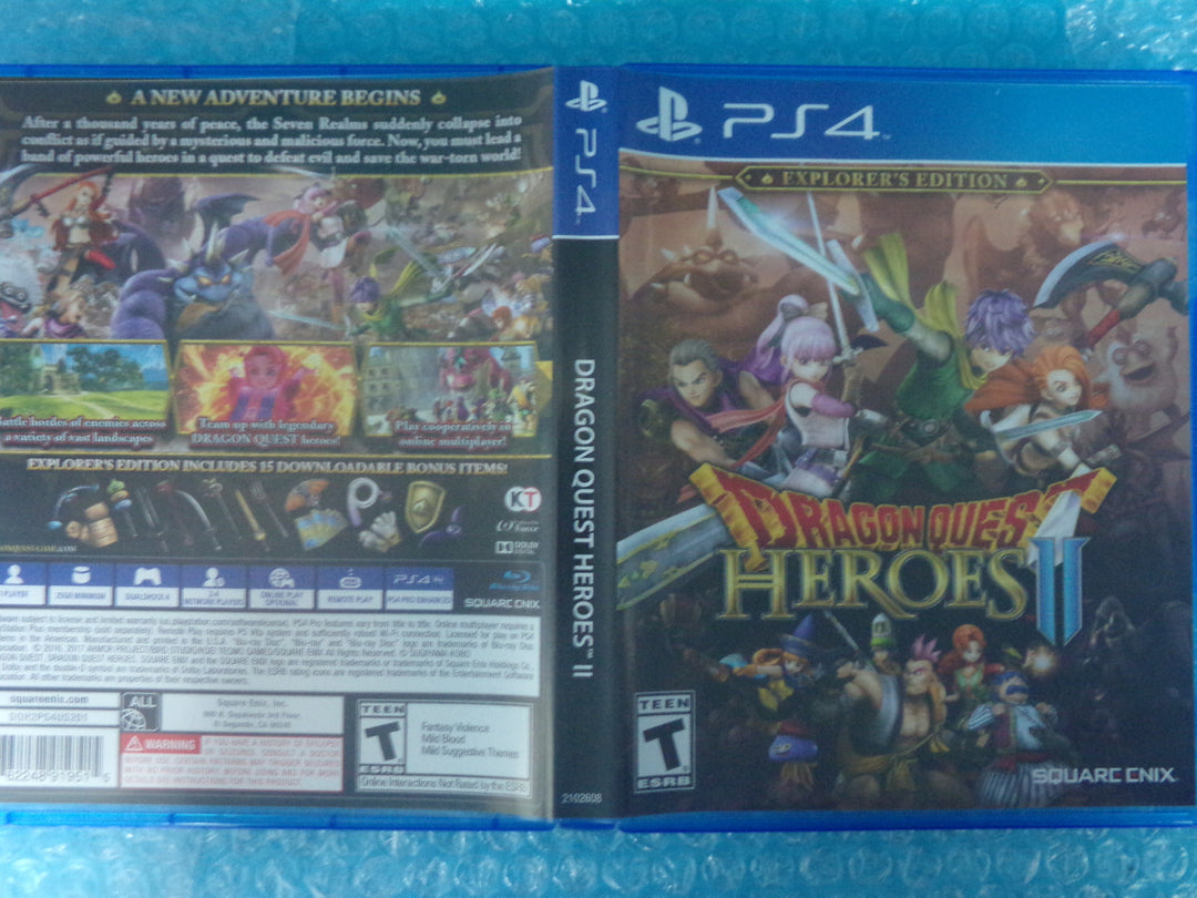 Dragon Quest Heroes II Playstation 4 PS4 Used