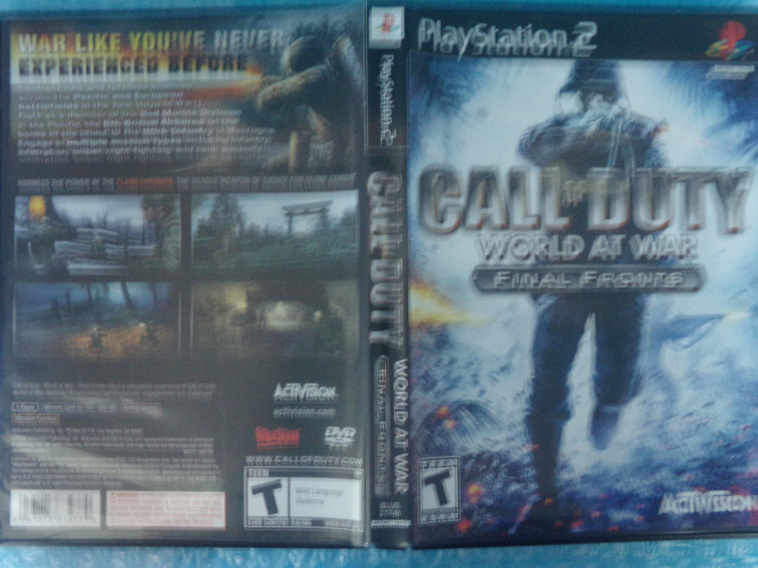 Call of Duty: World at War - Final Fronts Playstation 2 PS2 Used
