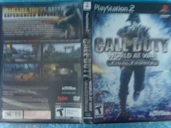 Call of Duty: World at War - Final Fronts Playstation 2 PS2 Used