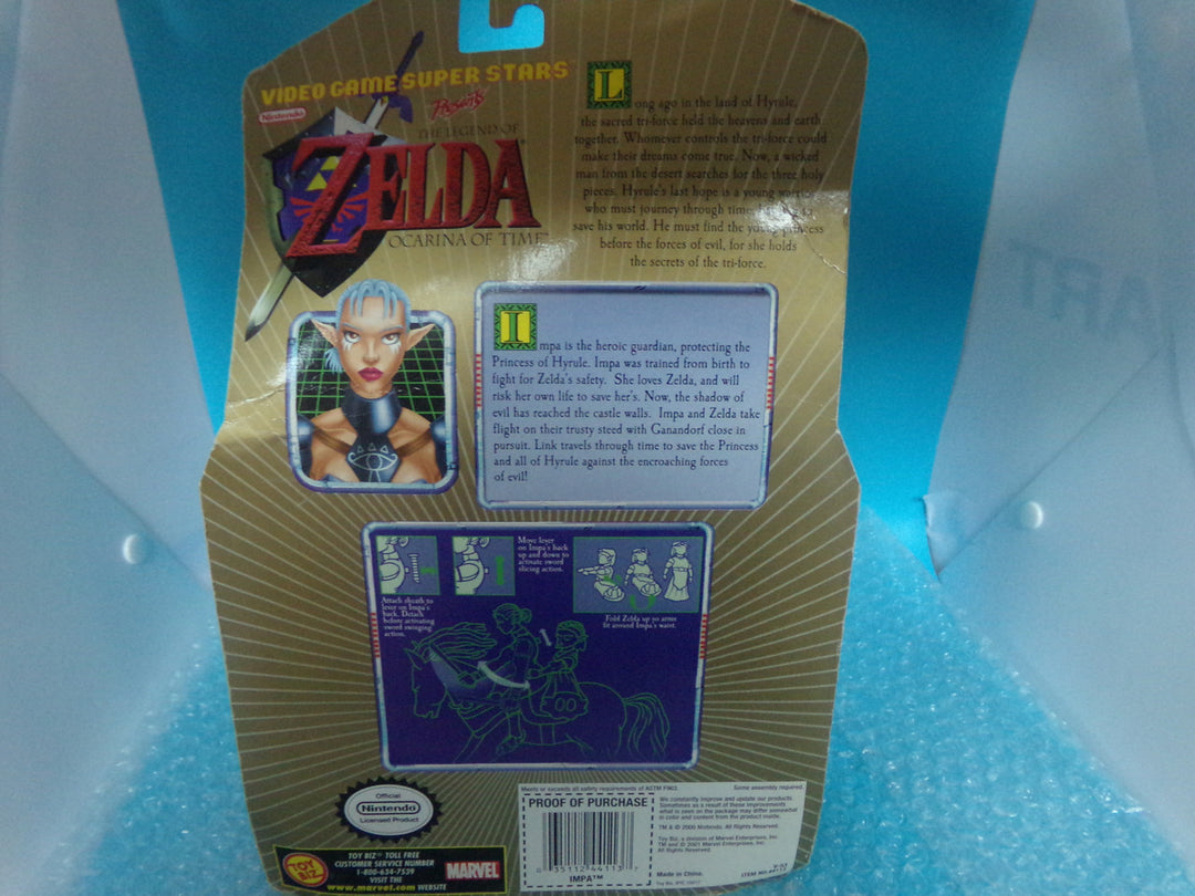 Toy Biz Nintendo Video Game Superstars Ocarina Legend of Zelda & Impa Figures