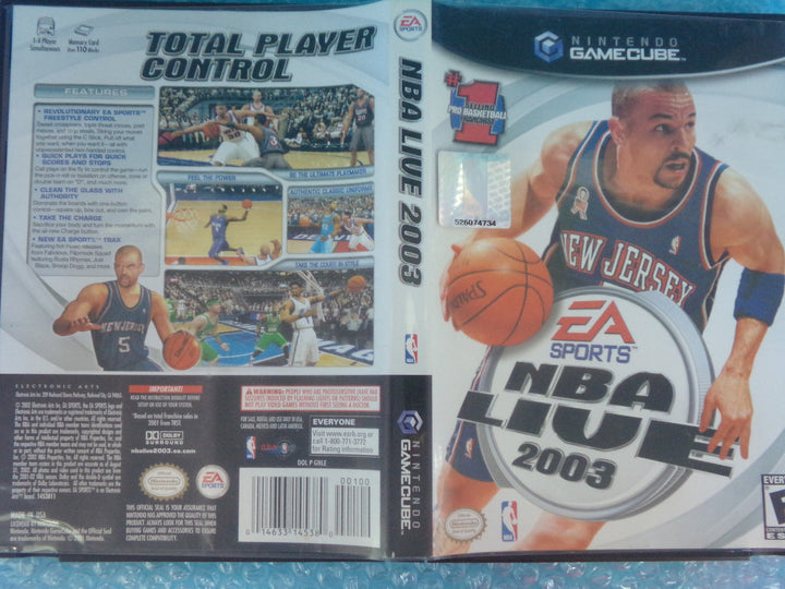 NBA Live 2003 Gamecube Used