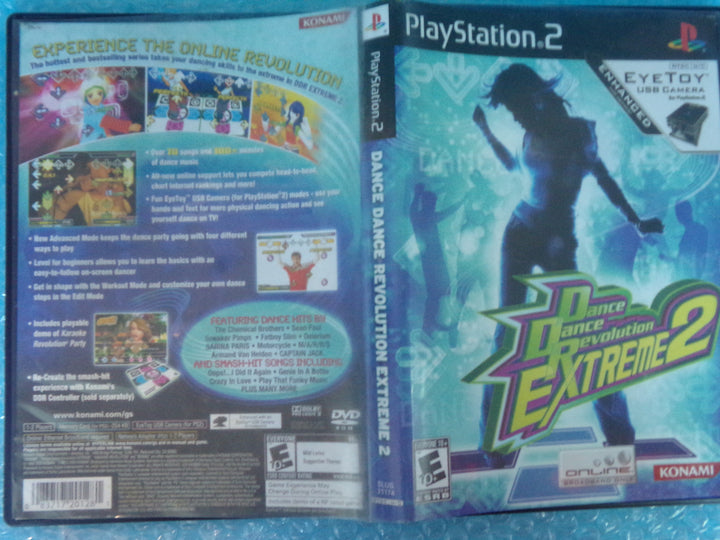 Dance Dance Revolution Extreme 2 Playstation 2 PS2 Used    OS91124