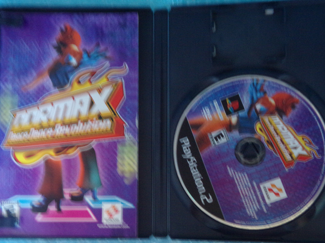 DDRMAX Dance Dance Revolution Playstation 2 PS2 Used