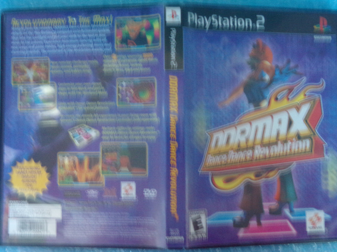 DDRMAX Dance Dance Revolution Playstation 2 PS2 Used