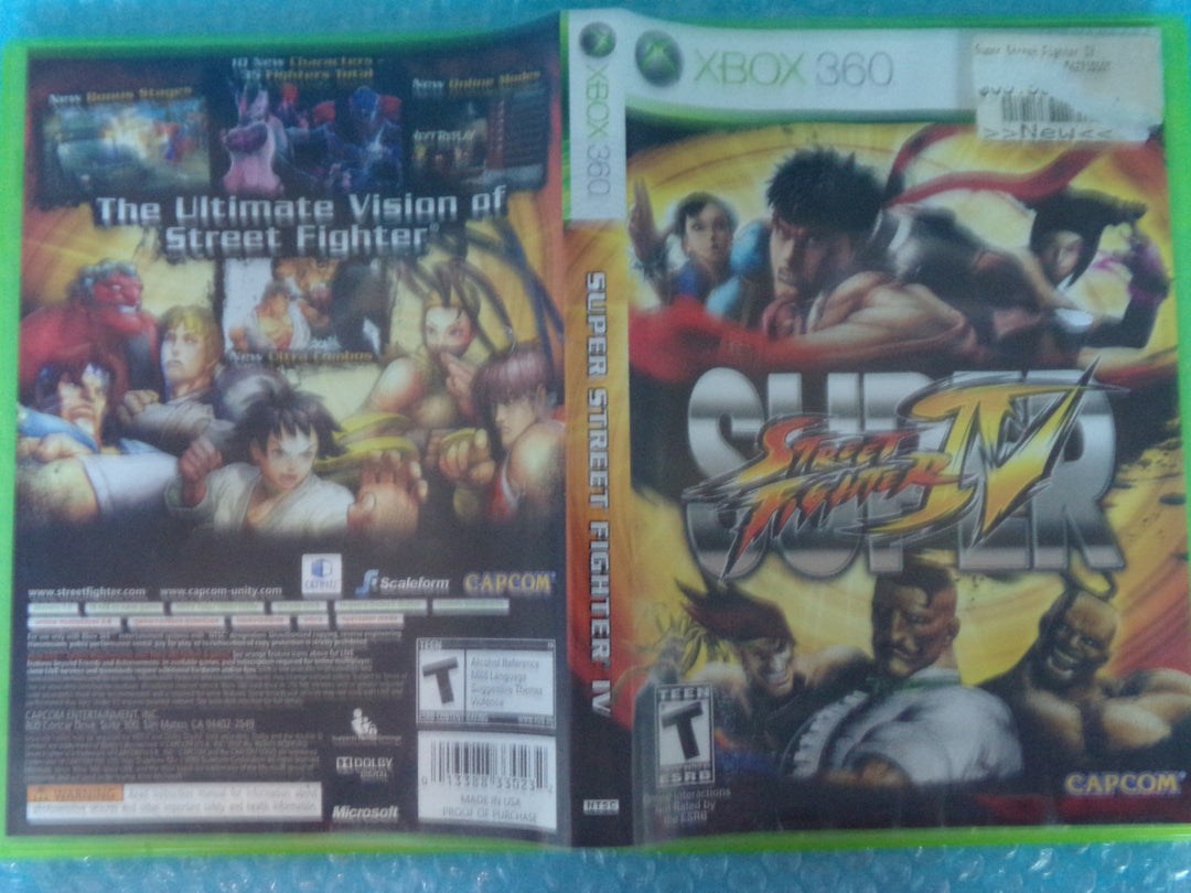 Super Street Fighter 4 Xbox 360 Used