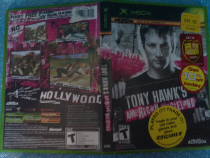 Tony Hawk's American Wasteland Original Xbox Used