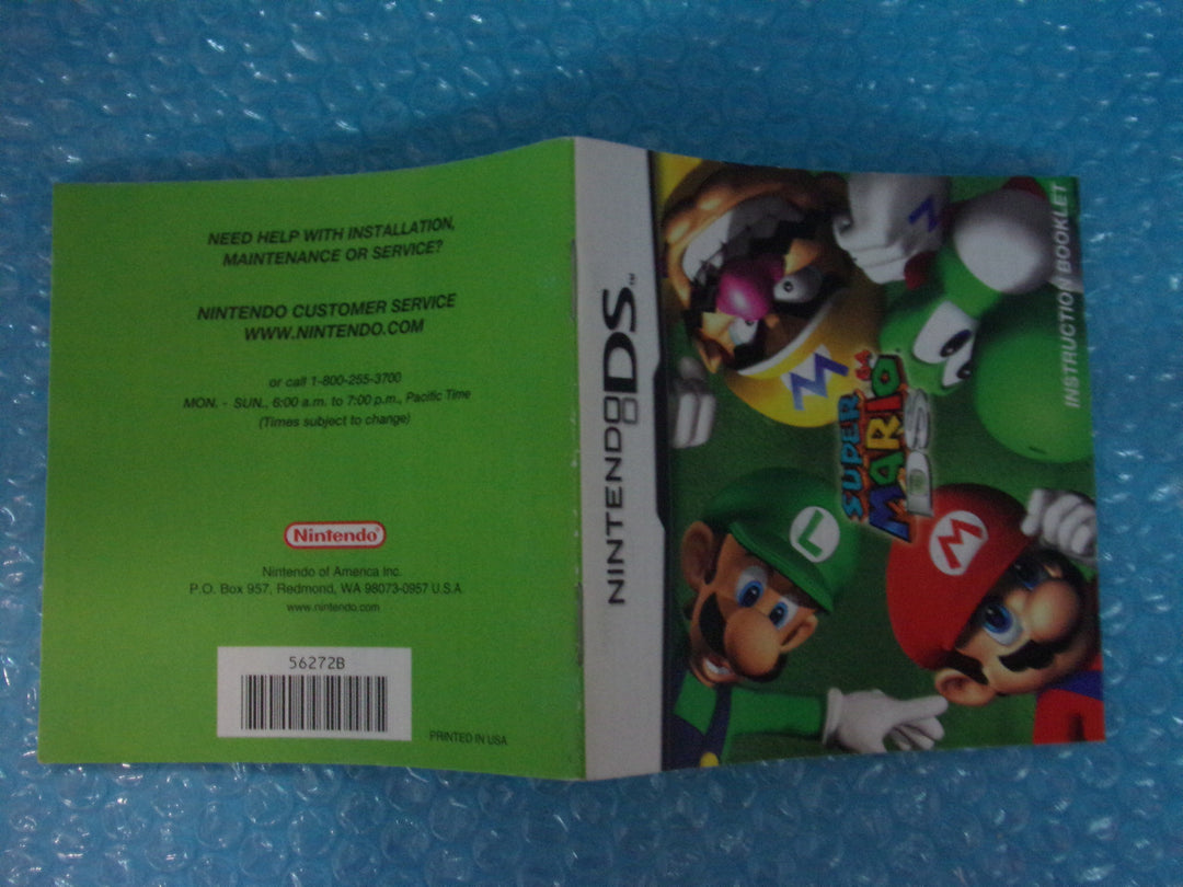 Super Mario 64 DS Manual Only