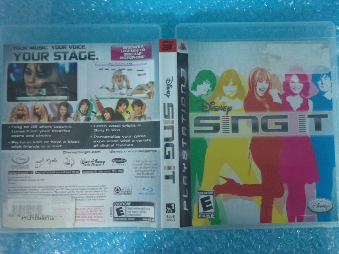 Disney Sing It (Game Only) Playstation 3 PS3 Used