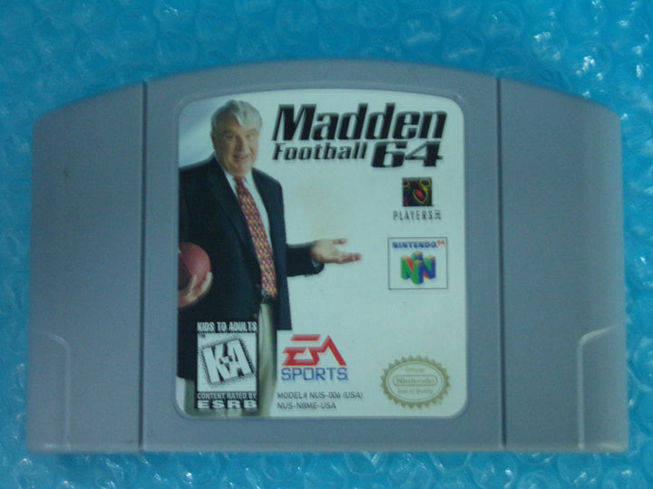 Madden Football 64 Nintendo 64 N64 Used